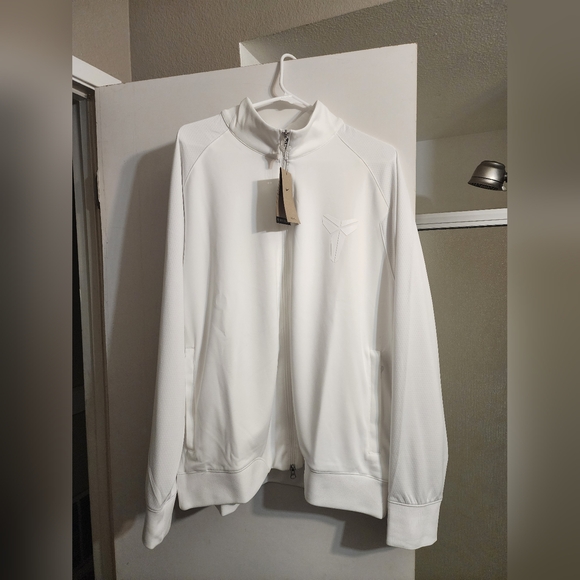 Nike Kobe Halo White Dual Zip-Up Dri-fit Jacket - Picture 1 of 8